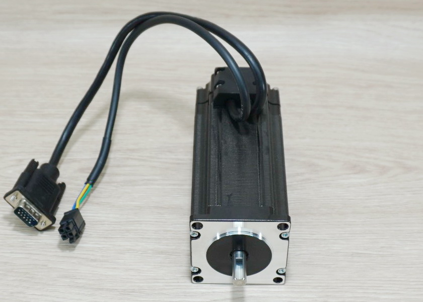 Hybrid Closed-Loop Stepper Motor (Nema23) 57HBS36 แรงบิด 3.6N.m 4A Shaft 8mm + HBS57 Driver