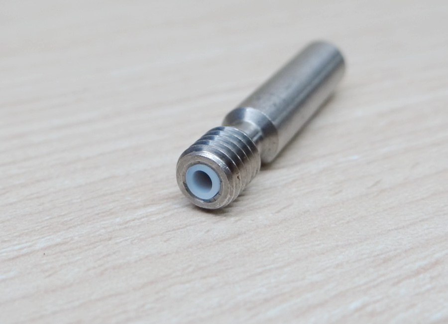 MK8 Long M6 Throat Tube 6*30mm Stainless Steel with Teflon Tube 1.75mm Filament