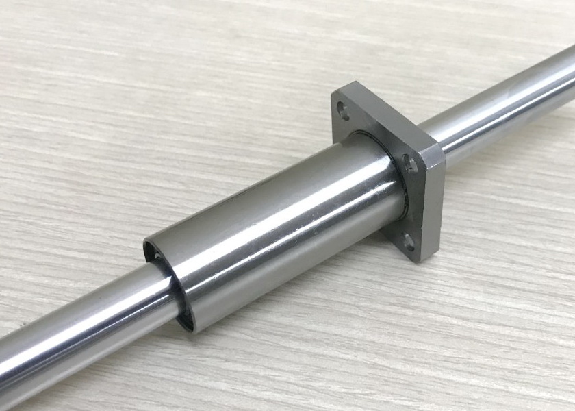 LMK16LUU 16x28x70mm Square Flange Long Linear Ball Bearing 16mm