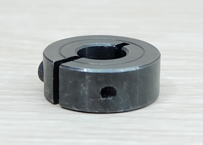 SCS 10x24x9 mm (IDxODxThickness) 45 Steel - Open type optical axis fixing ring