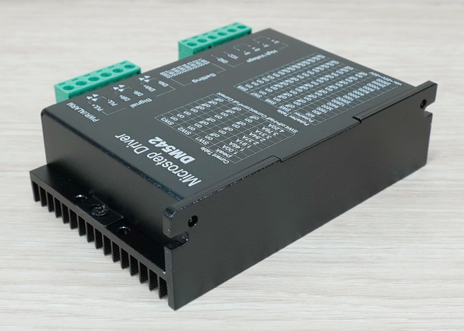 DM542 (Jiawen) Microstep Driver Peak 4.2A, 20-50 VDC [Aluminum Cover] 2-Phase