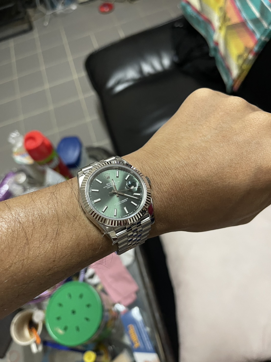 ROLEX DATEJUST41 Mint Green JU (VSF)