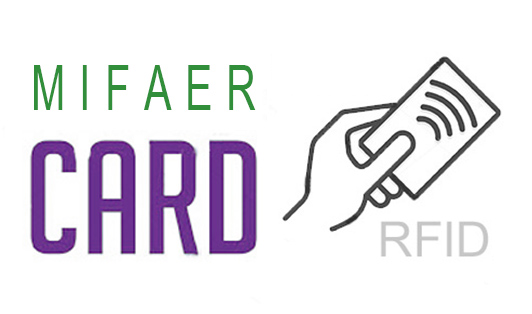 พิมพ์บัตรทาบ RFID มายแฟร์ 1 K. คลื่น 13.56 MHz