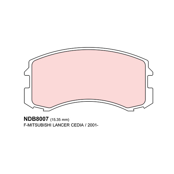 ผ้าเบรค Nexzter ProSpec / Lancer Cedia ปี 01-04 (หน้า)