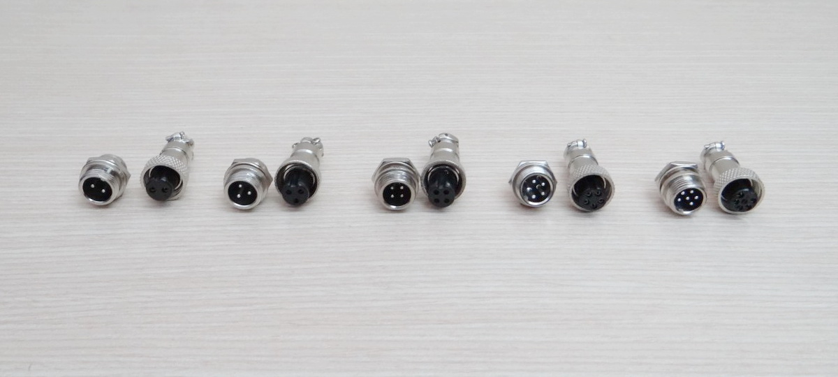 GX12 - 2P Male & Female - Connectors Socket Aviation Plug