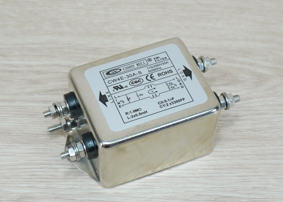 Power Line EMI Filter AC 250V 30A (CW4E-30A-S)