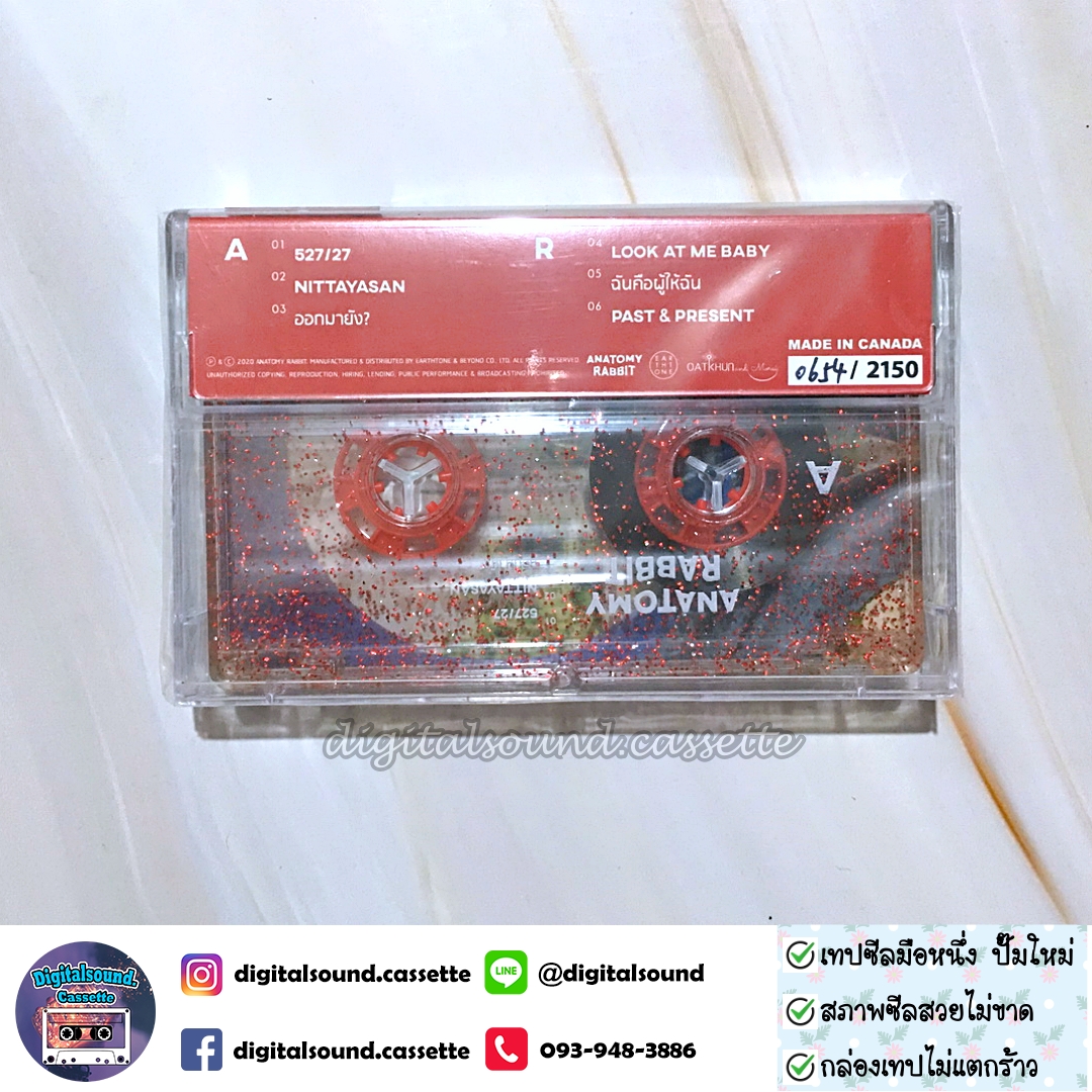 เทปเพลง เทปคาสเซ็ท Anatomy Rabbit อัลบั้ม HOOTOK หูตก (ซีลมือหนึ่ง)