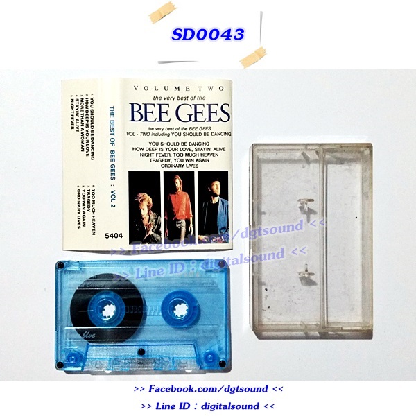 ขายม้วนเทป BEE GEES อัลบั้ม the very best of the BEE GEES VOLUME TWO