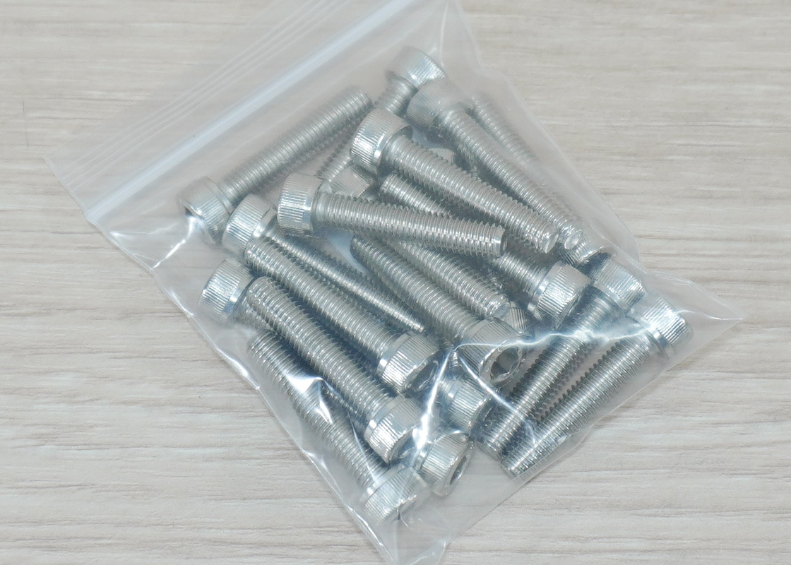 Hex Socket Cap Screw M5x25mm Nickel-plated (20ตัว/ถุง)