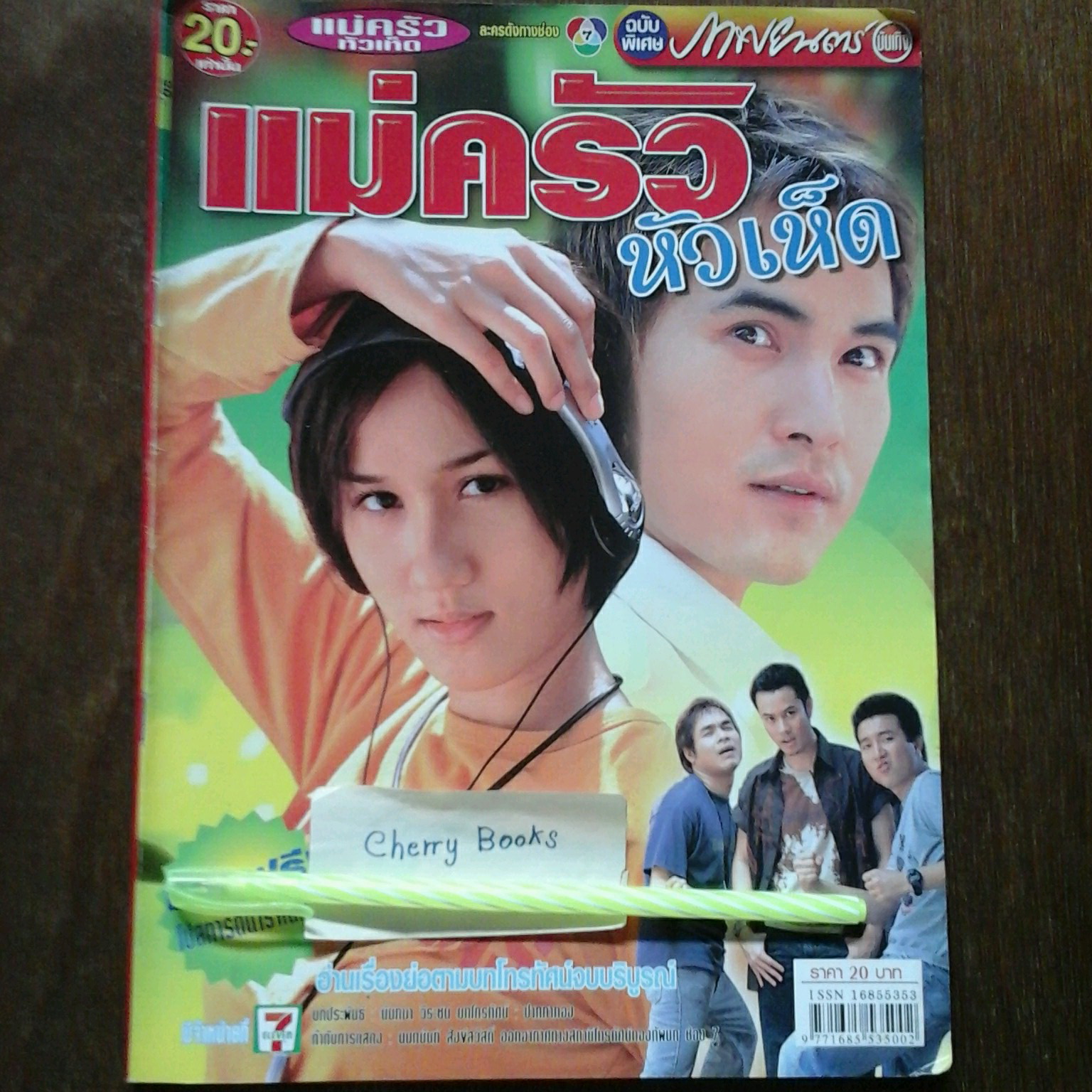 หนังสือเรื่องย่อละคร แม่ครัวหัวเห็ด