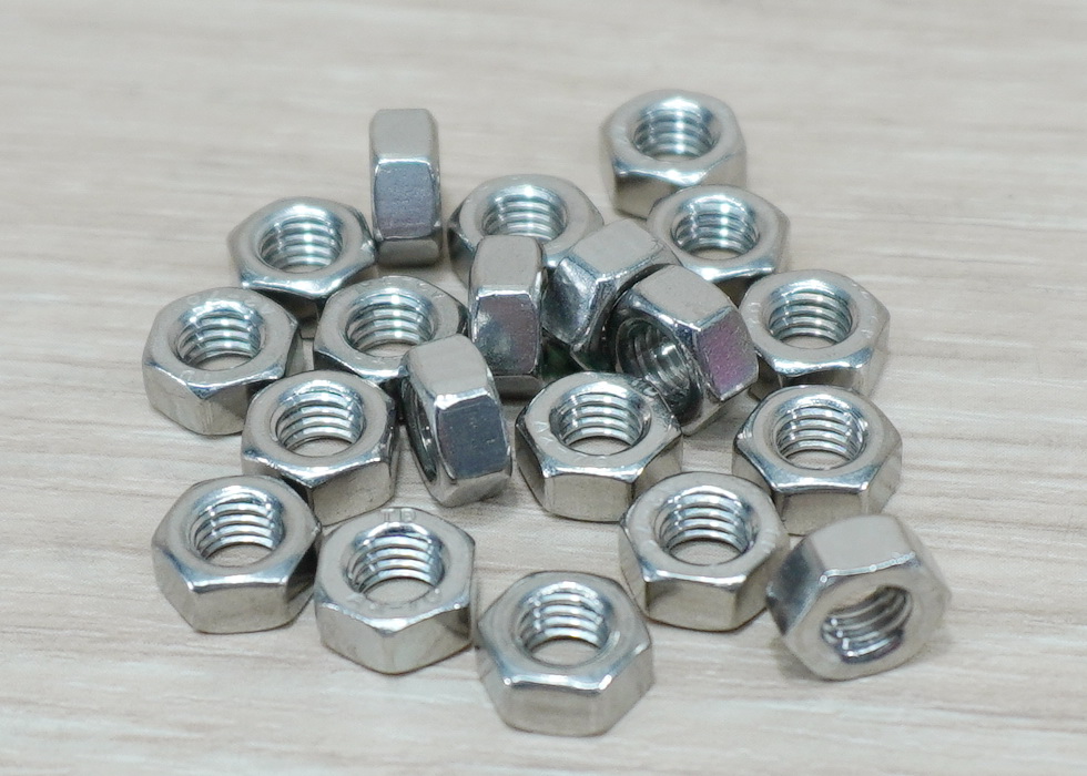 Hex Nuts M5x0.8mm Stainless Steel 304 (20ตัว/ถุง)