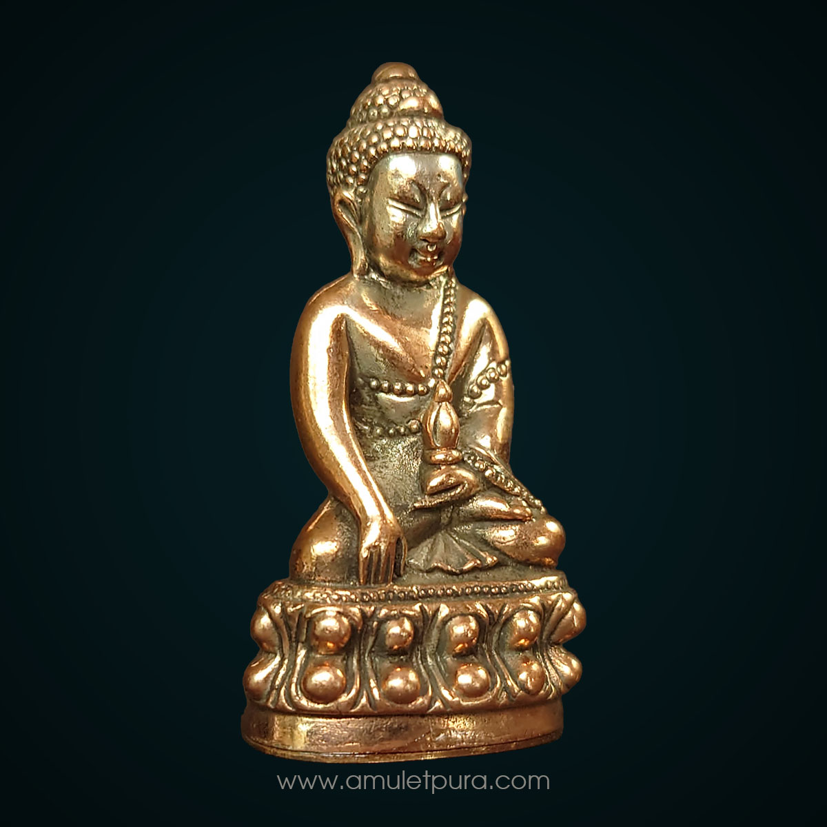 พระกริ่งใหญ่พรหมเวที เนื้อบรอนซ์ทองซาติน ปี57 พระพรหมเวที (สมเด็จพระพุฒาจารย์ สนิท ชวนปญฺโญ) วัดไตรมิตรฯ กรุงเทพฯ (มีโค้ด หมายเลข 648)