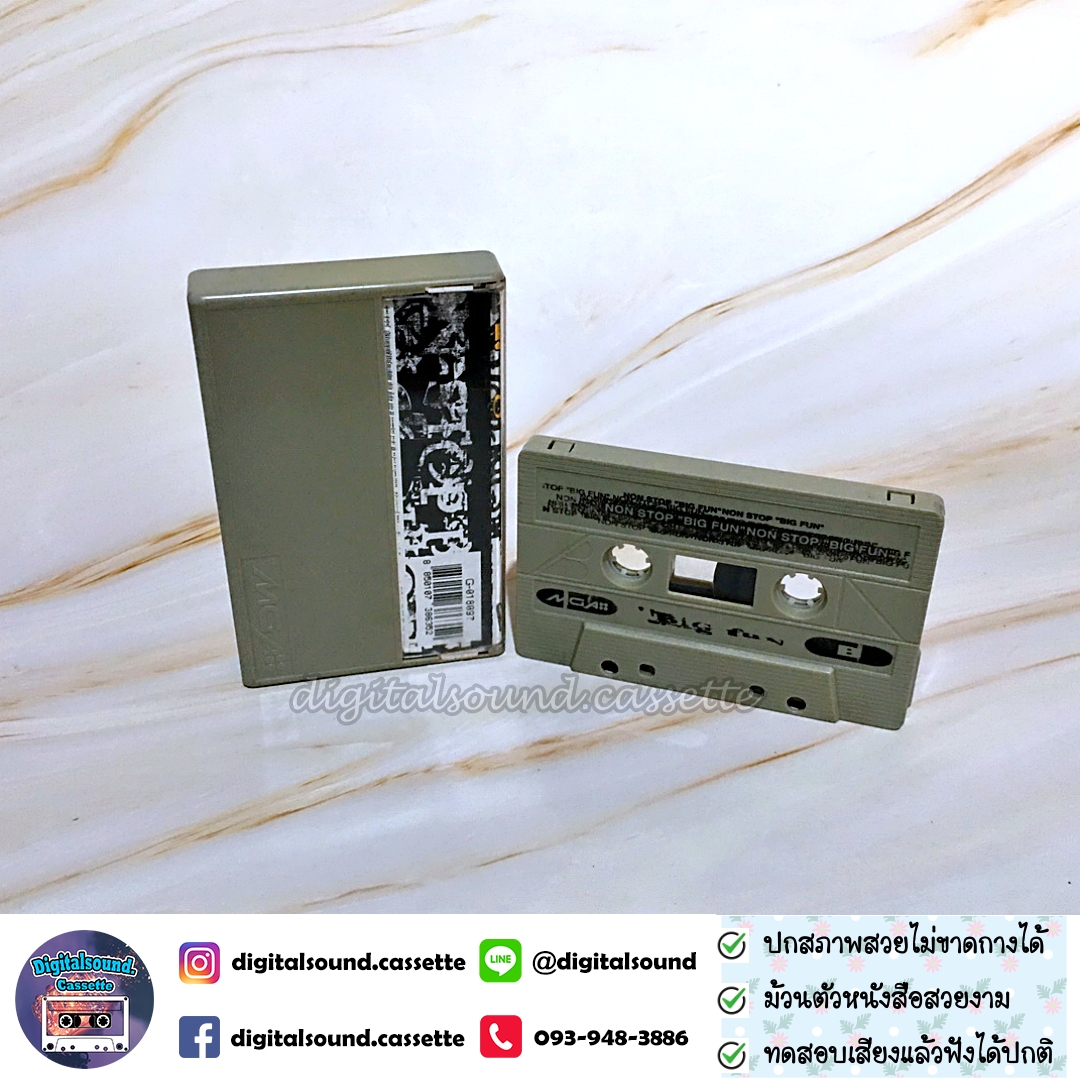 เทปคาสเซ็ท รวมศิลปิน อัลบั้ม BIG FUN non stop