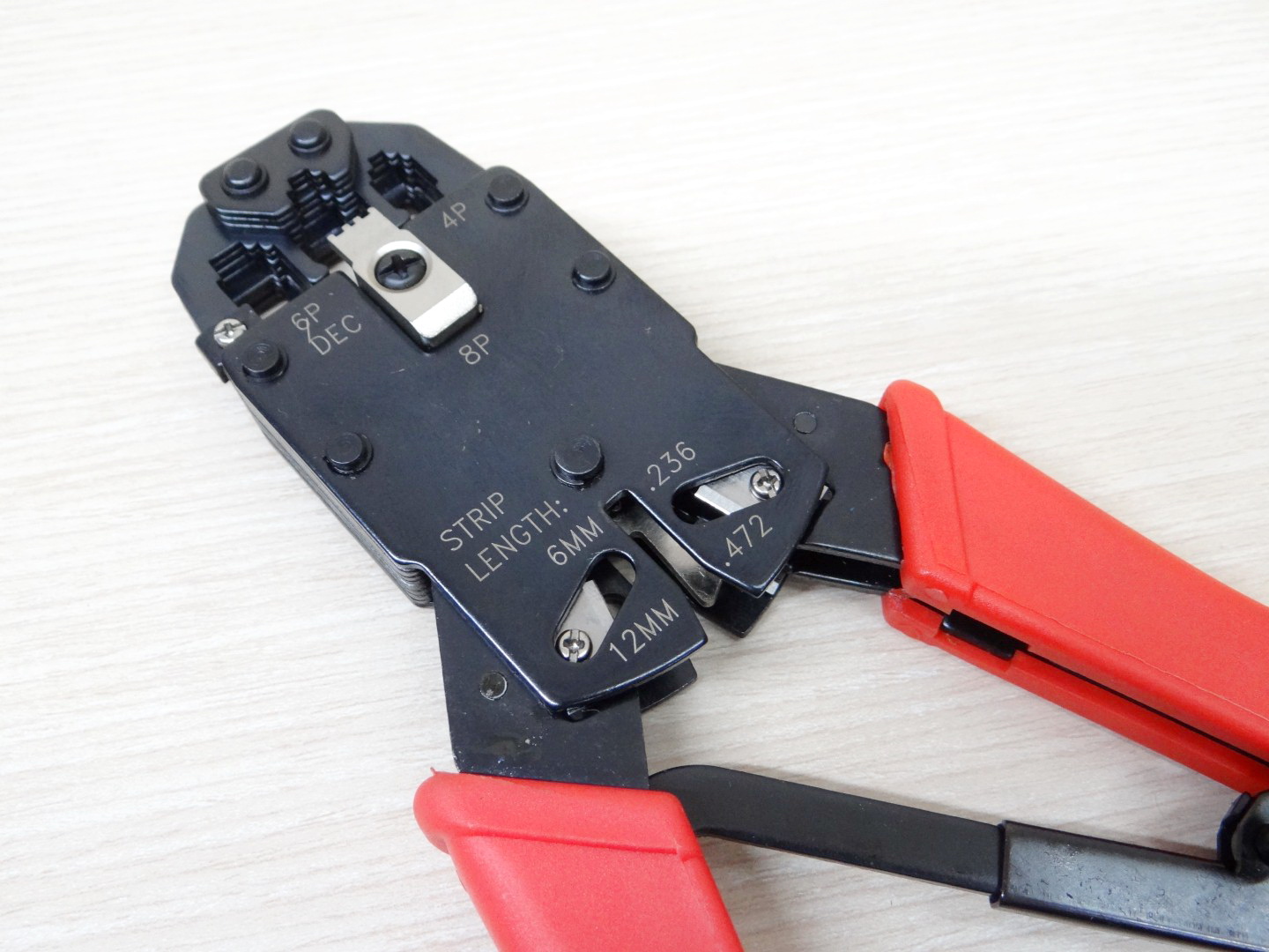 HT-2008R Crimping Plier Multi-function RJ10/11/12 FJ45 Network Connector