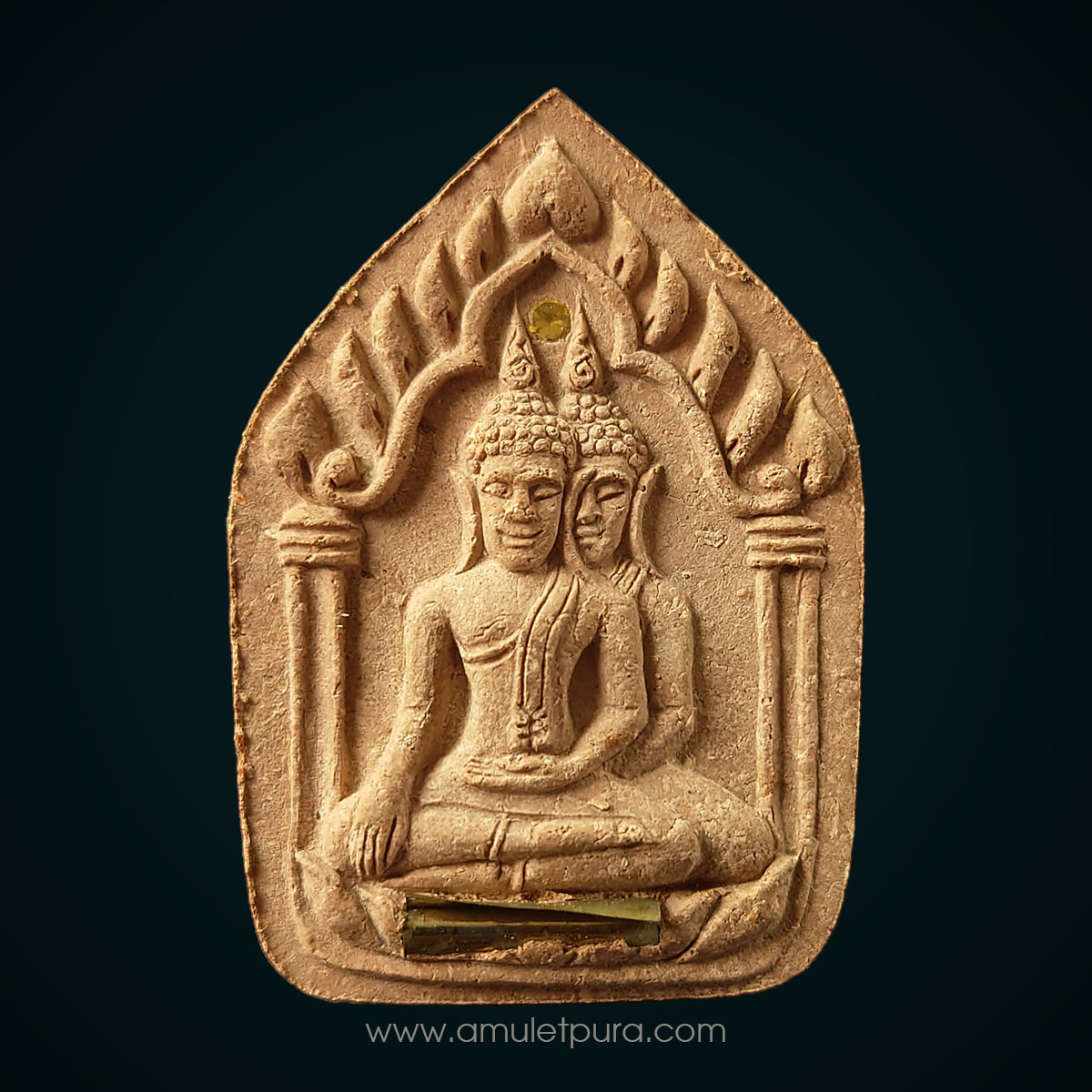 แผนซ้อนแผน เนื้อผงว่าน108 ฝังโลหิตธาตุ ตะกรุดเงิน รุ่นบารมีครูประทานทรัพย์ ปี52 ครูบาเจ้าต้นบุญ วัดป่าทุ่งกุลาเฉลิมราช จ.ร้อยเอ็ด(มีโค้ด)