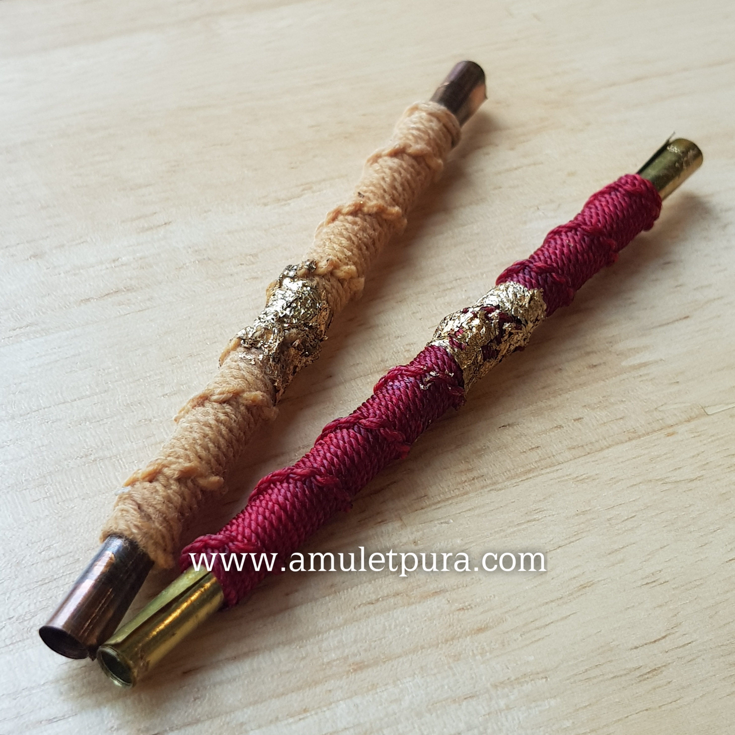 ตะกรุดนะสำเร็จ(จารมือ)พันด้วยด้ายแดงมงคล หลวงพ่อรักษ์ วัดสุทธาวาสวิปัสสนา จ.พระนครศรีอยุธยา