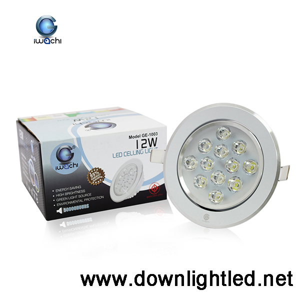 ดาวน์ไลท์ LED IWACHI 12w (แสงขาว)
