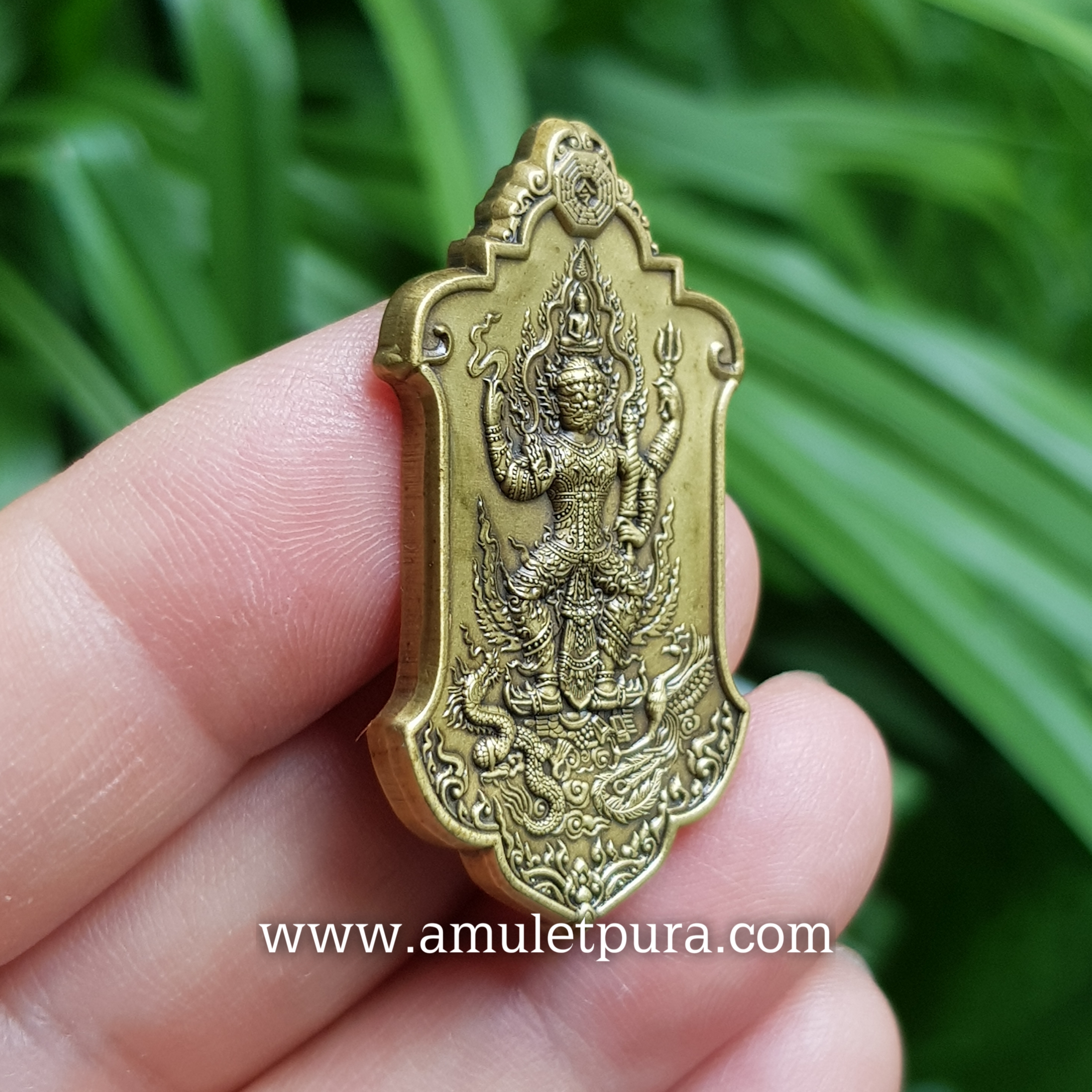 ท้าวเวสสุวรรณ(กรรมการ ทองระฆังซาติน)รุ่นเศรษฐีทวีทรัพย์ ครูบาศักดิ์สิทธิ์ ปี63 วัดกู่เสือ จ.เชียงใหม่(มีโค้ด หมายเลข42)