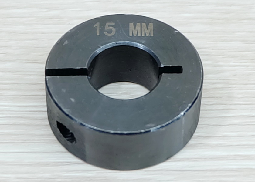 SCS 15x34x13 mm (IDxODxThickness) 45 Steel - Open type optical axis fixing ring