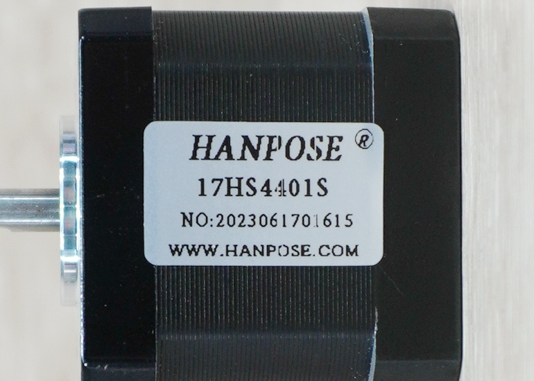 HANPOSE - Stepper Motor (Nema17) แรงบิด 40 N.cm 1.7A (17HS4401S) Black End