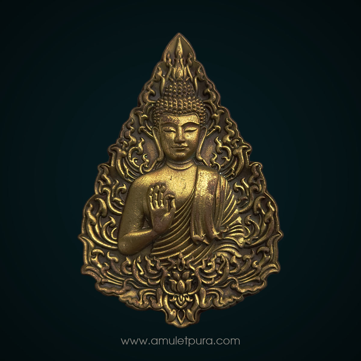พระพุทธอโรคยา (ทองเหลืองรมดำ) ปี64 วัดพระธาตุดอยกองมู จ.แม่ฮ่องสอน (มีโค้ด หมายเลข234)