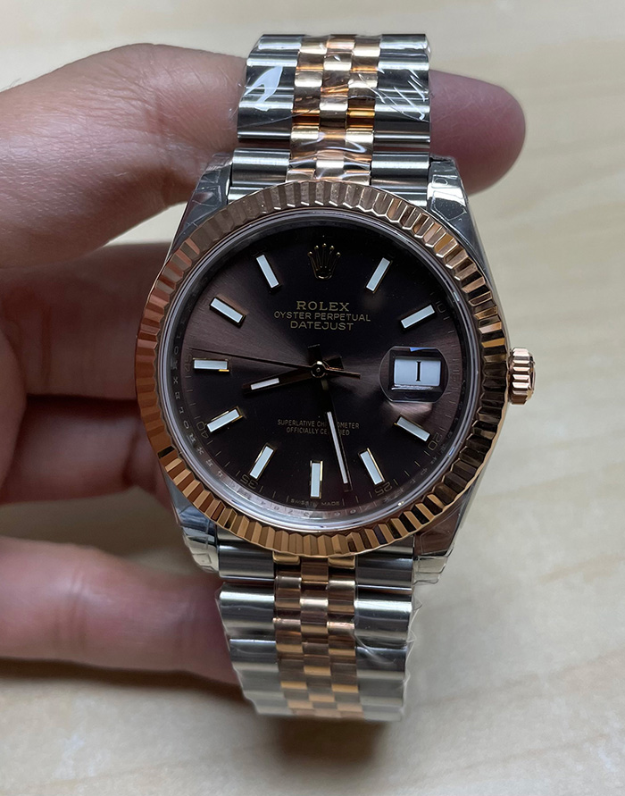 ROLEX DATEJUST 41 MM. ROSEGOLD VSF