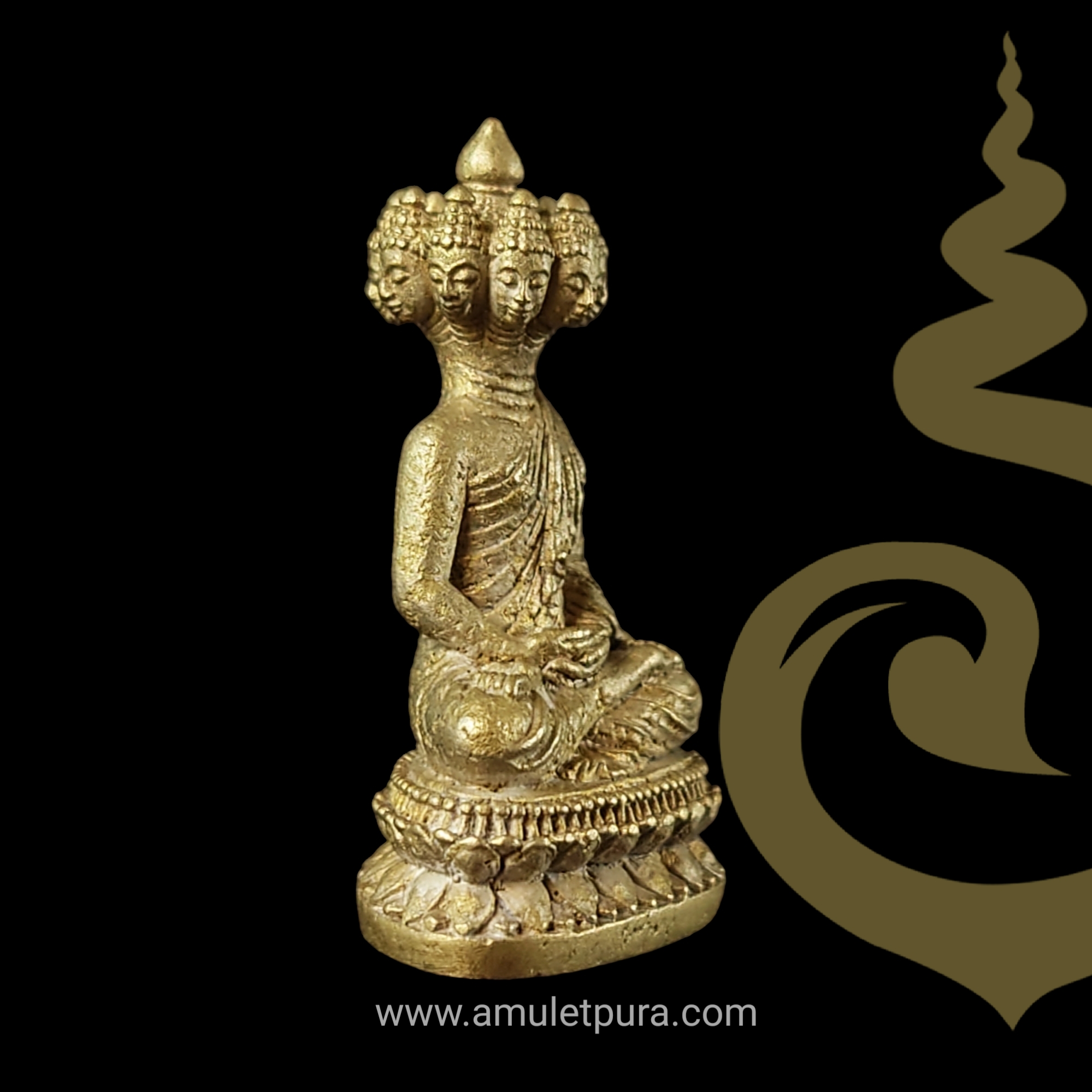 พระเศรษฐีนวโกฏิ เนื้อระฆังเก่า รุ่นแรก รุ่นแซยิด 88ปี โชค ลาภ ฟู ปี52 หลวงพ่อฟู วัดบางสมัคร จ.ฉะเชิงเทรา (ใต้ฐานอุดผง ตอกโค้ด หมายเลข 6736)