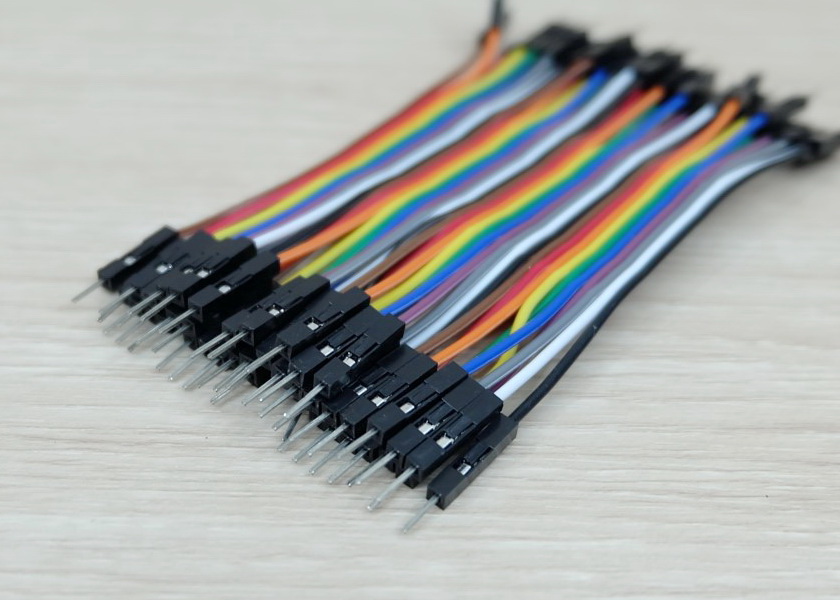 10cm Cable jumper 40P Male-Male (ผู้-ผู้)