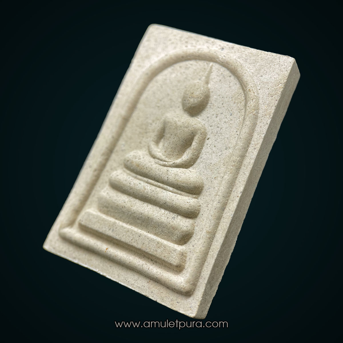 พระสมเด็จรุ่นเสาร์ 5 (เนื้อผงเก่า) รุ่น1 ปี63 หลวงปู่มหาศิลา สิริจันโท วัดโพธิ์ศรีสะอาดแกเปะ จ.กาฬสินธุ์ (มีจีวรหลวงปู่)