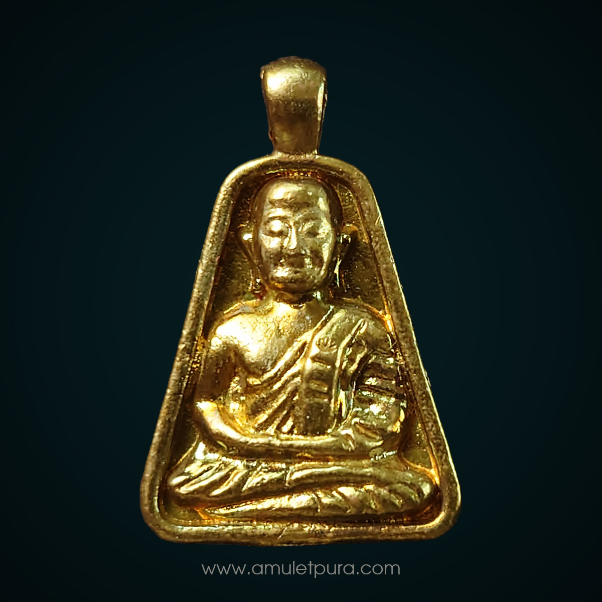 หลวงพ่อเงิน วัดบางคลาน (ชุดเหรียญจอบใหญ่-เล็ก เนื้อทองระฆัง) รุ่นรวยเงินล้าน ปี42 วัดบางคลาน จ.พิจิตร (ตอกโค้ด "เงิน" ที่สังฆาฏิ หมายเลข1456)