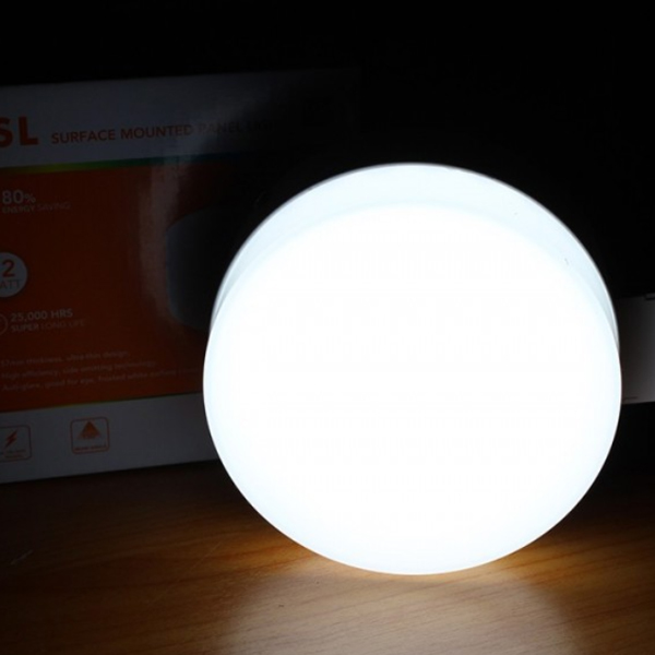 ดาวน์ไลท์ LED ติดลอย หน้ากลม 12W ยี่ห้อ FSL (แสงขาว)
