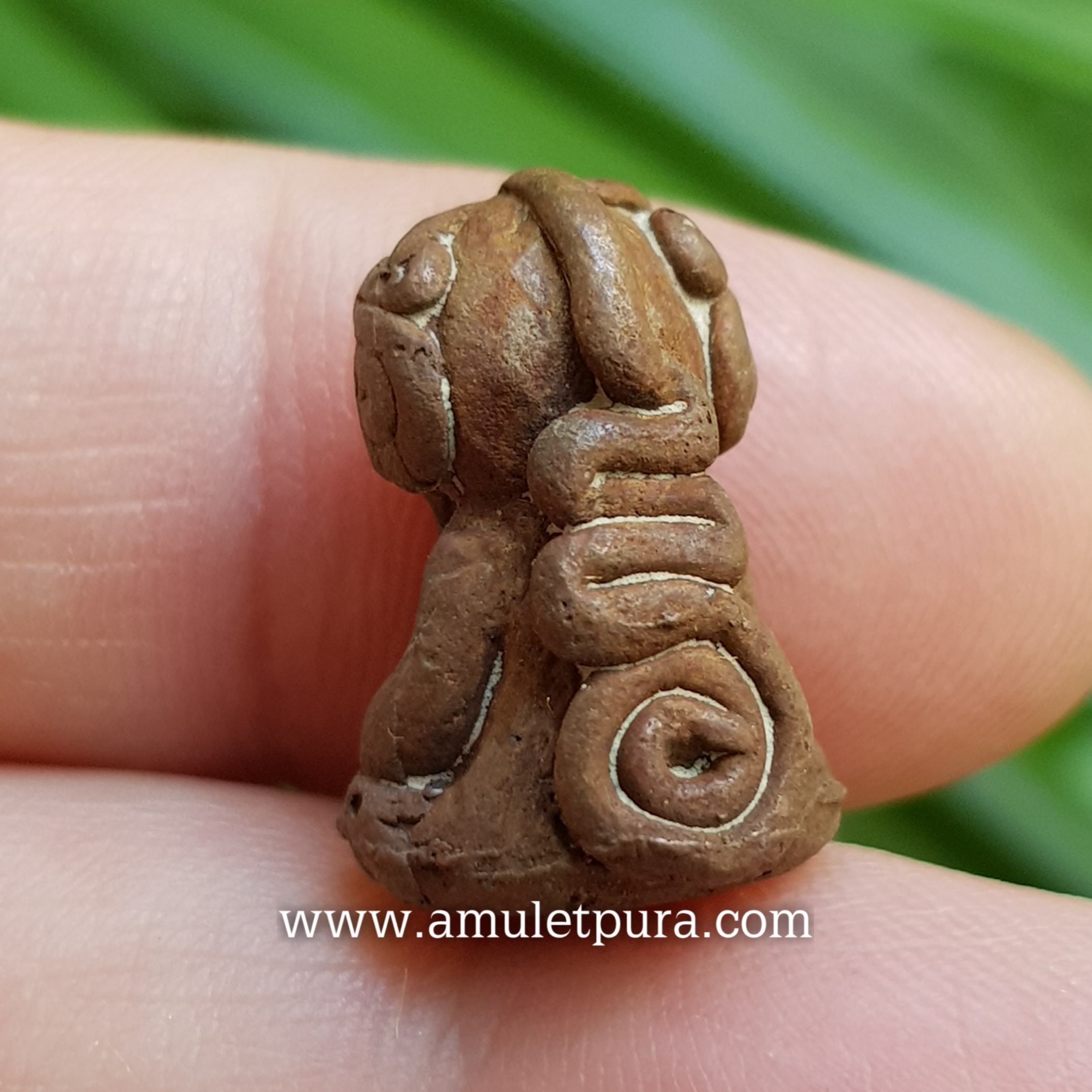 พระปิดตาหล่อโบราณ(เนื้อทองแดงเถื่อน)รุ่นแรก ปี63 หลวงปู่ชัช วัดบ้านปูน จ.พระนครศรีอยุธยา(ตอกโค้ด หมายเลข116)