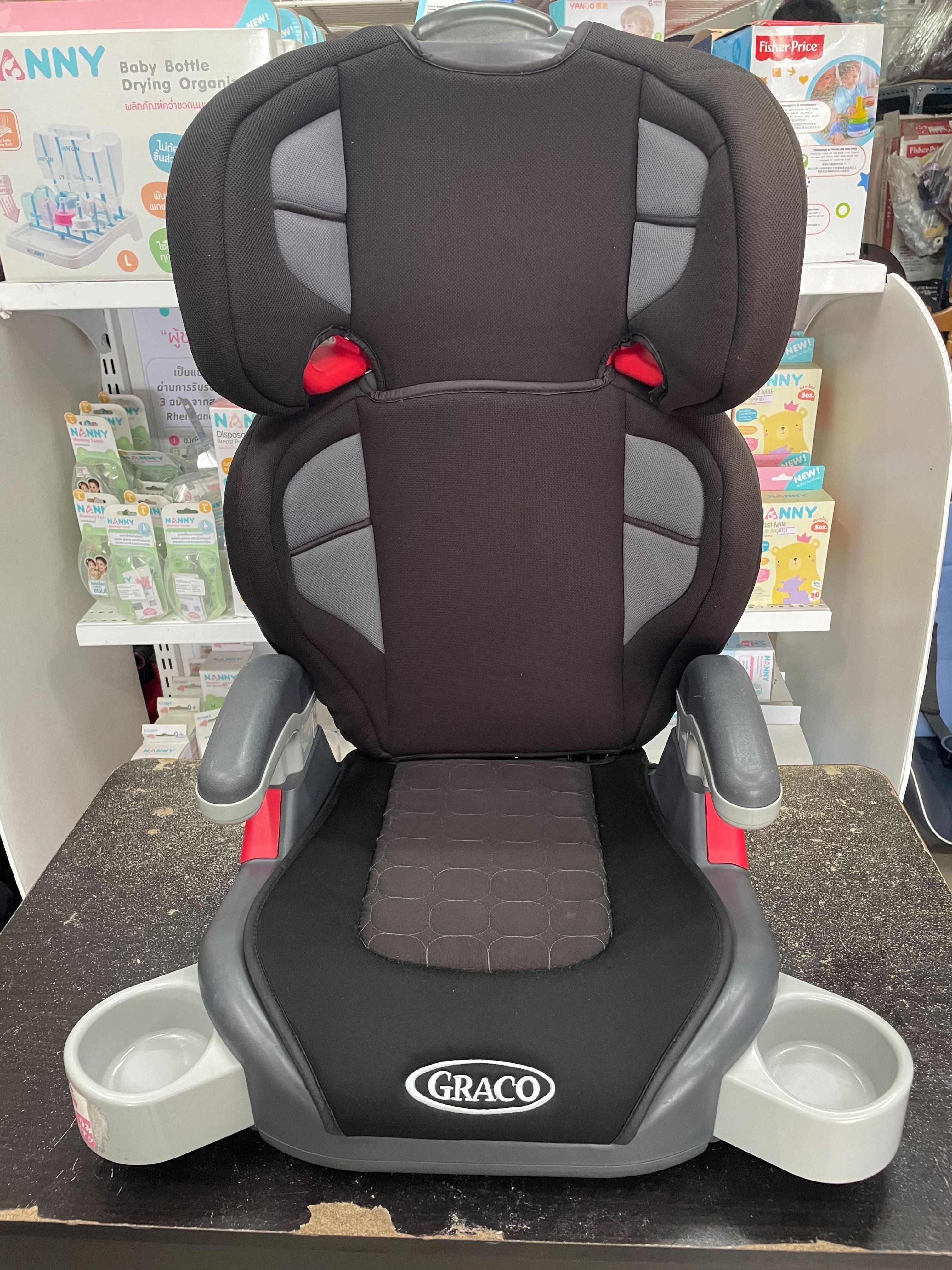 Graco บูสเตอร์ซีท Graco ยกหัวสูงต่ำได้ 3-12ขวบ มีที่วางแก้ว สภาพสวย 88% มือสองญี่ปุ่น ซักพร้อมใช้งาน