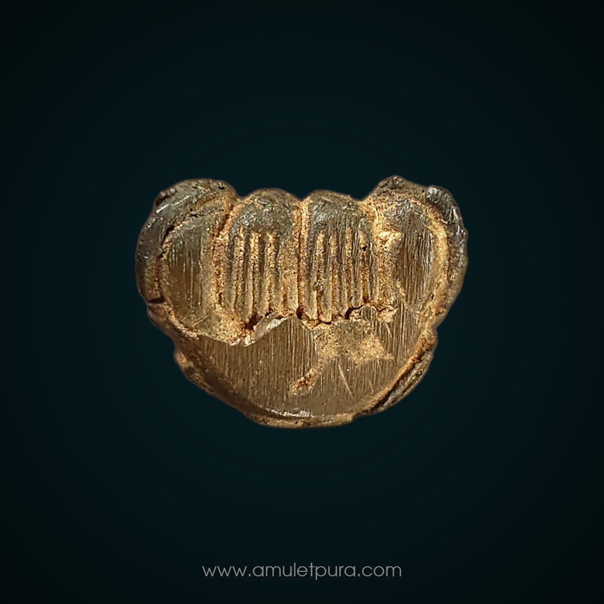 พระปิดตายันต์ยุ่ง รุ่นแรก ไปดี - มีโชค เนื้อนวโลหะเต็มสูตร ปี37 หลวงพ่อเมี้ยน วัดโพธิ์กบเจา จ.พระนครศรีอยุธยา(ตอกโค้ดด้านหลัง)