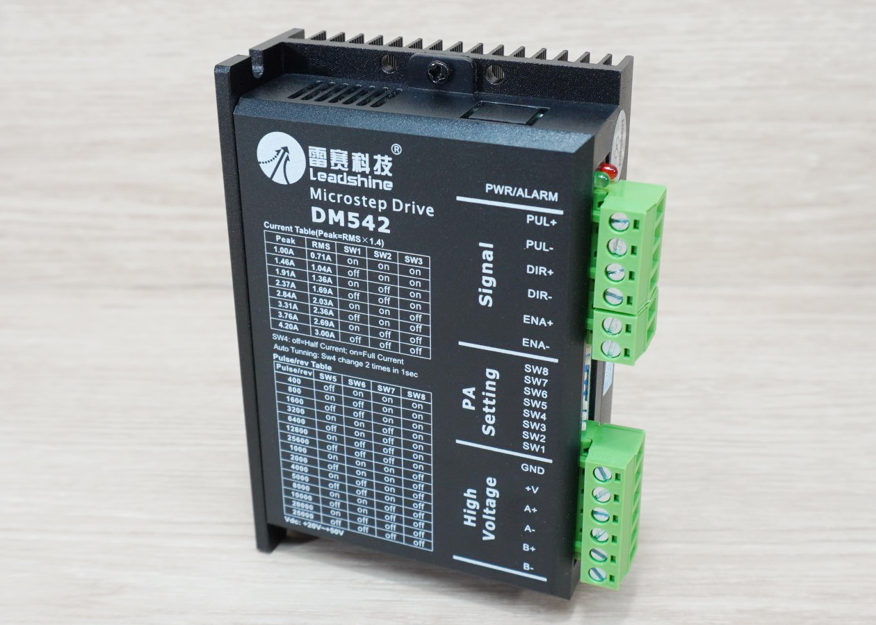DM542 (Leadshine) Microstep Driver Peak 4.2A, 20-50 VDC 2-phase