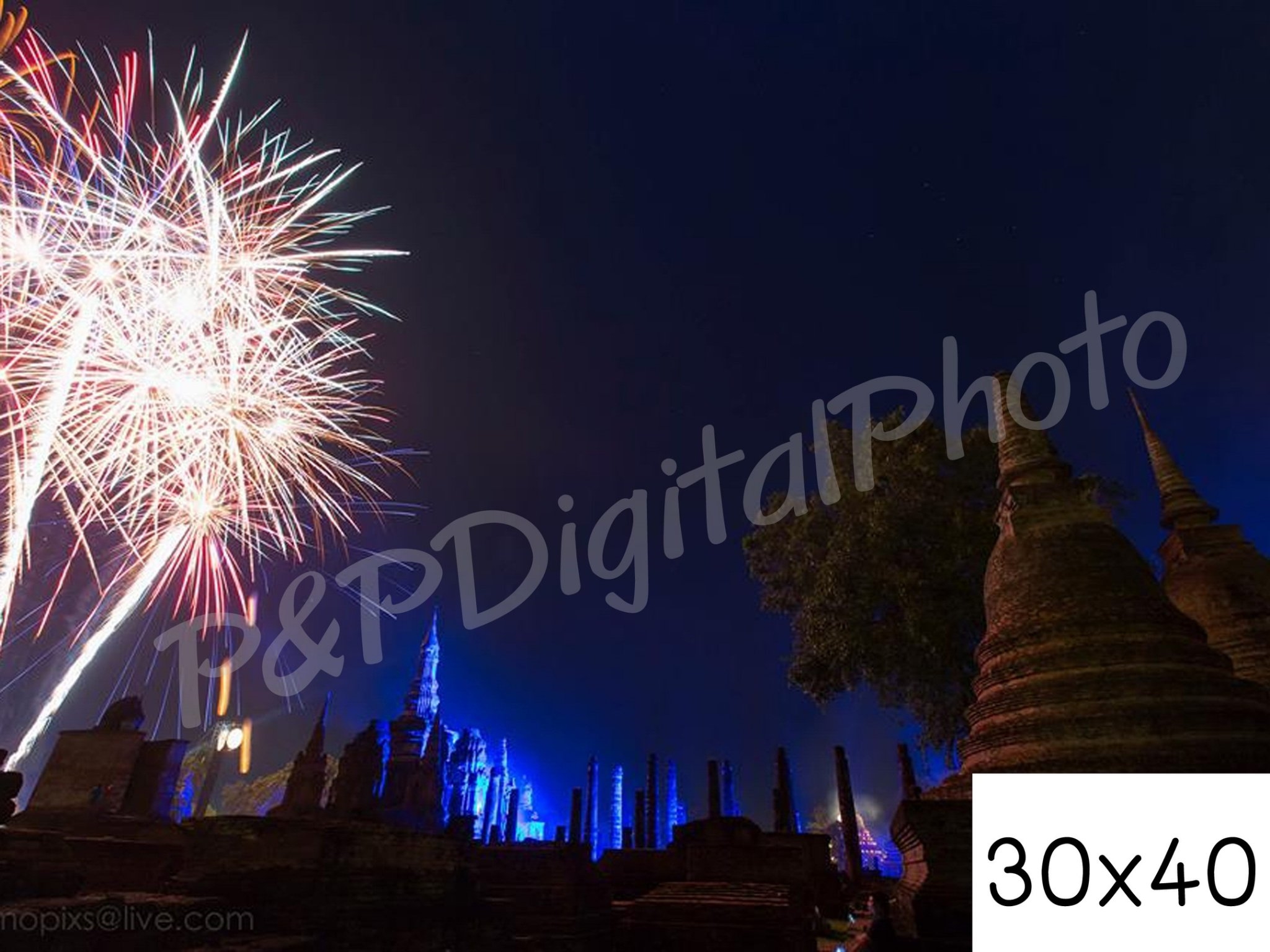 อัดรูปออนไลน์ ล้างรูปราคาถูก ขนาดอัดรูป 30x40