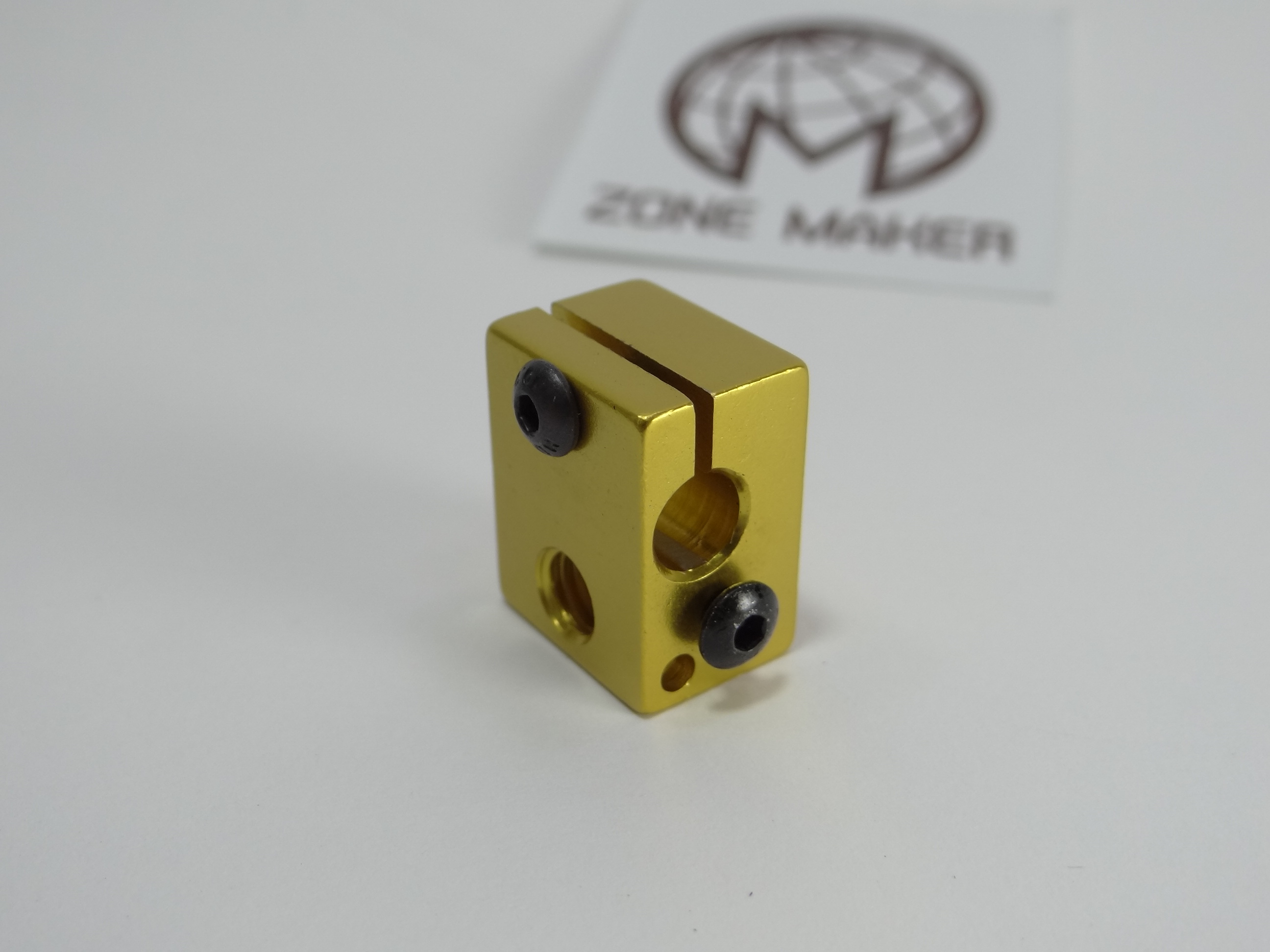 Golden Aluminium Heat Block 20x16x12mm for E3D V6