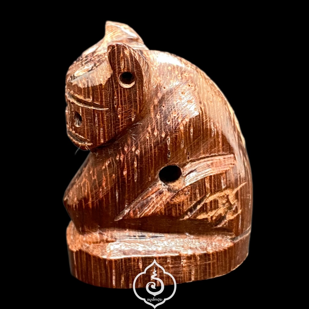 เสือพยุงแกะอุดกริ่ง พิมพ์จัมโบ้ (อ้าปาก) จารครบสูตร รุ่นไตรมาส ปี44 หลวงพ่อเปิ่น วัดบางพระ จ.นครปฐม (ทันหลวงพ่อ)