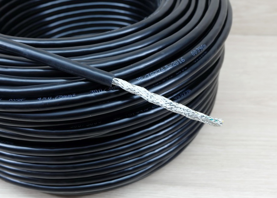 4 core X 0.75 mm² Shielded Wire RVSP Signal Line Shielded Twisted Pair (1m)