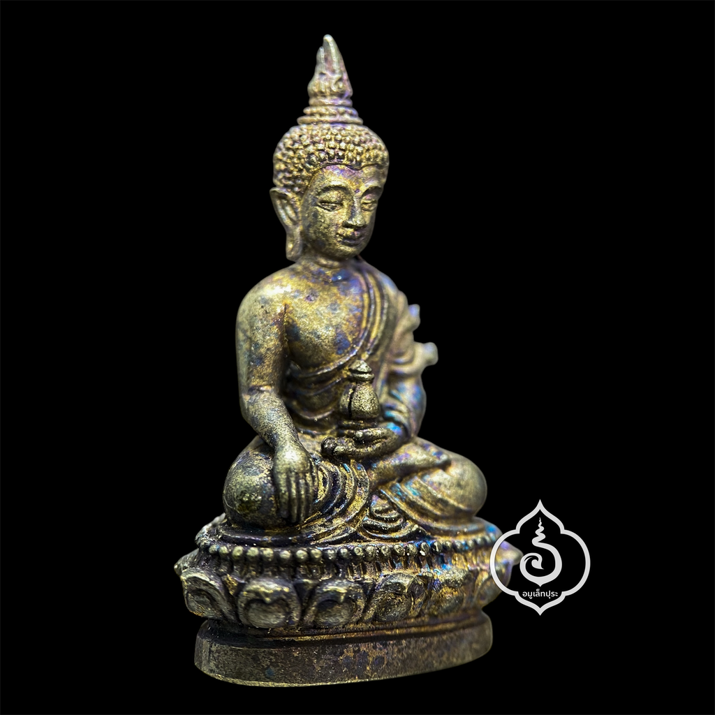 พระกริ่งมิ่งมงคล เนื้อสำริด รุ่นอายุ 99 ปี63 หลวงพ่อพัฒน์ วัดห้วยด้วน จ.นครสวรรค์ (มีโค้ด หมายเลข 124)