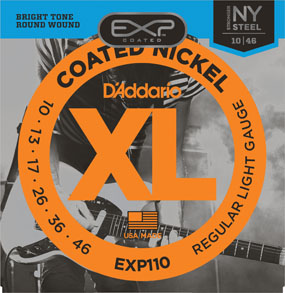สายกีตาร์ไฟฟ้า D'Addario EXP110 Coated
