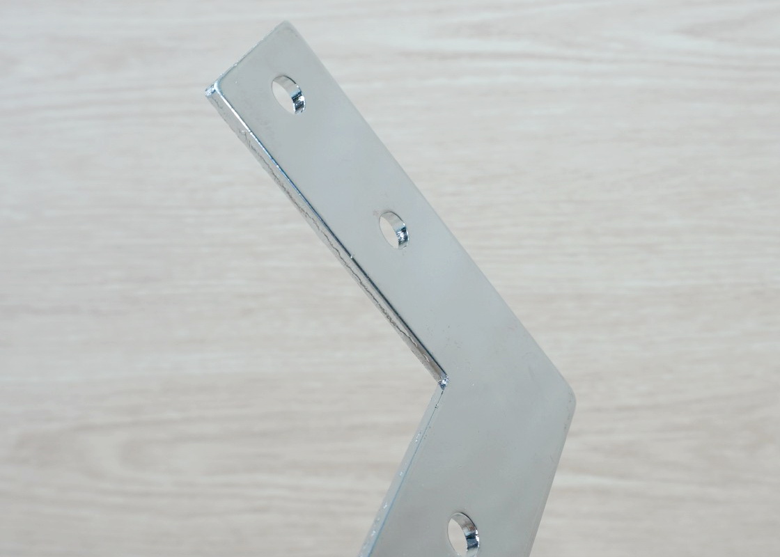 L-Shaped Steel Joint Plate 4-Hole สำหรับ Series 40 Alu-Profile