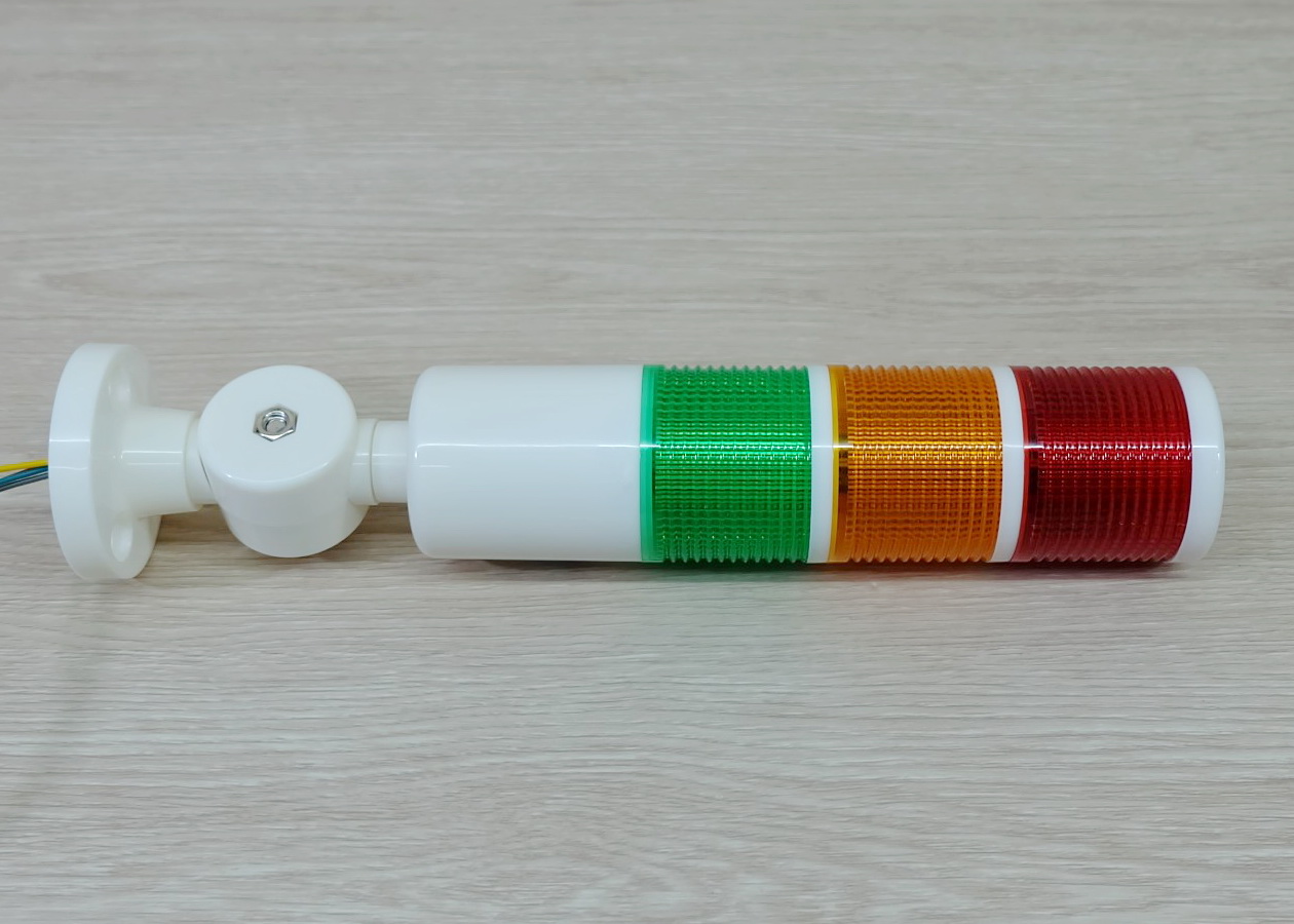 LED 12-24V DC (BEM-X-50-3U-D) Stack Alarm LED Indicator Lamp (Red, Yellow, Green, มีเสียง ไม่กระพริบ)