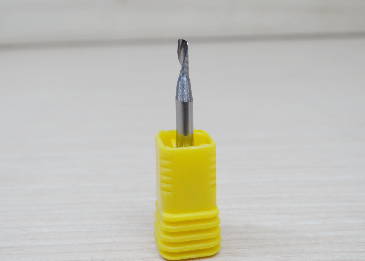 Wood/Acrylic - 3.175x2x6mm Single Flute Bit Carbide End Mill (SHKxCEDxCEL) เกรด 3A