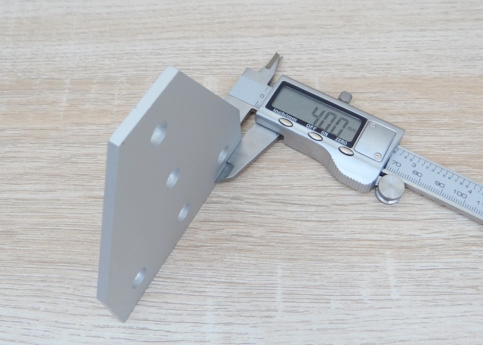 White T-90 degree joint plate 5-Hole สำหรับ Series 30 Alu Profile