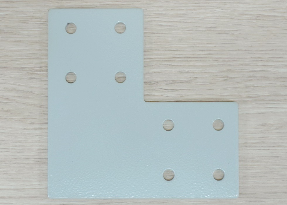 L-Shaped Steel Joint Plate 8-Hole สำหรับ 3060 Alu-Profile