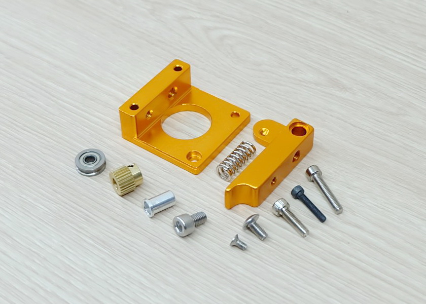 MK8 extruder aluminum block DIY kit for 1.75mm Filament (Right hand)