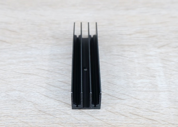 Heatsink 16 x 16 x 60 mm Black Aluminium Alloy