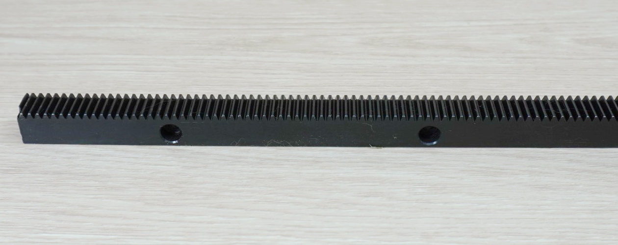 1.0 Mod 15x15x1000mm Gear Rack Precision - Hole Spacing 100 mm