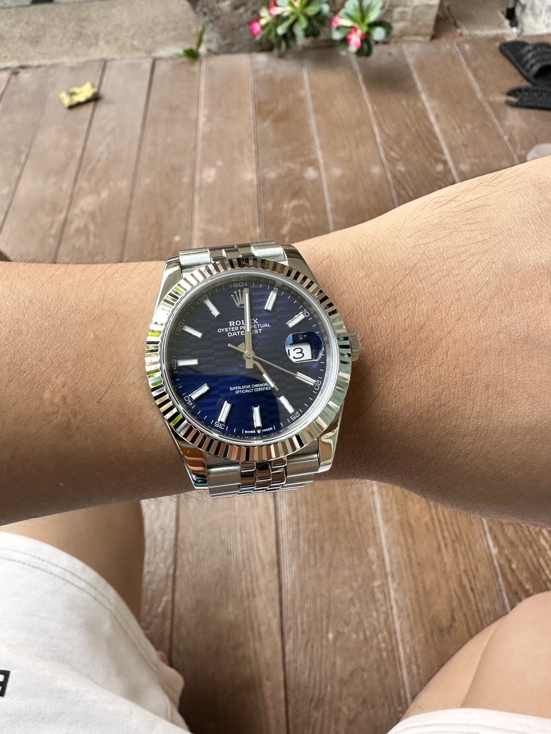 ROLEX DATEJUST41 BLUE MOTIF (VSF)